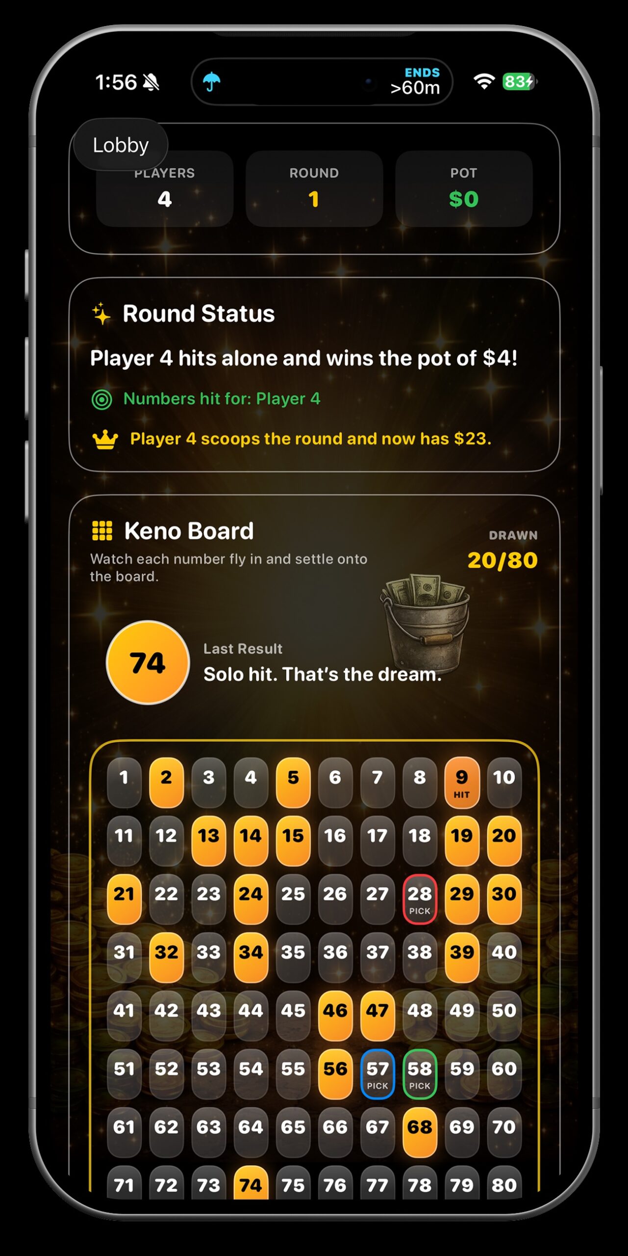 USA License Plate Game Hobo Keno