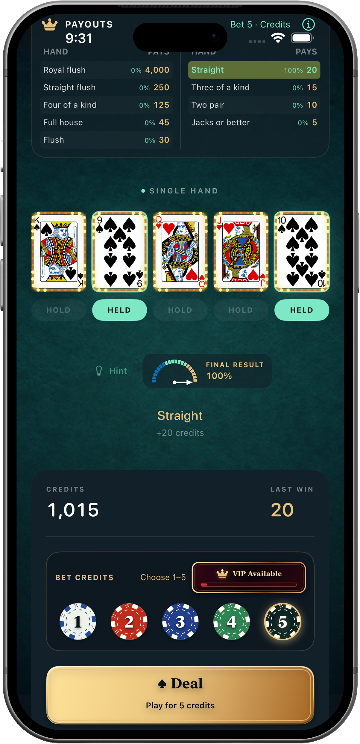 BS Video Poker