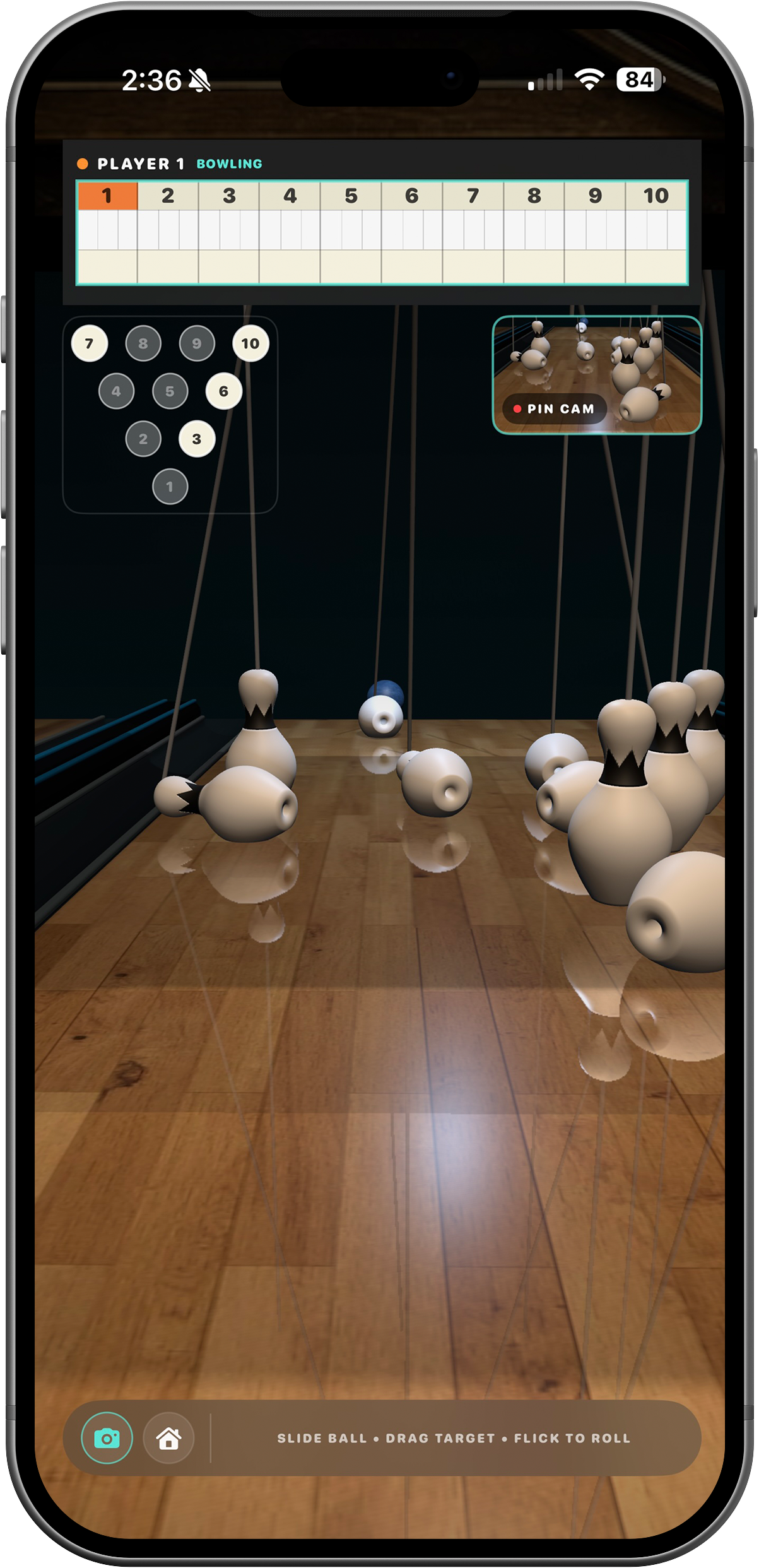 Triple Roll Duckpin Bowling